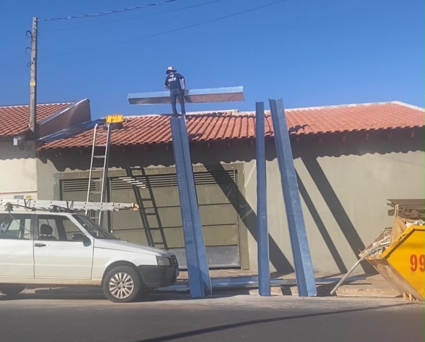 Detalhe de instalação de rufo